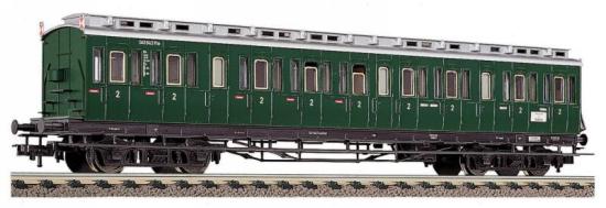 Passenger compartment car 2nd class type B4 (C4pr04)  with tail end indicators<br /><a href='images/pictures/Fleischmann/5690.jpg' target='_blank'>Full size image</a>